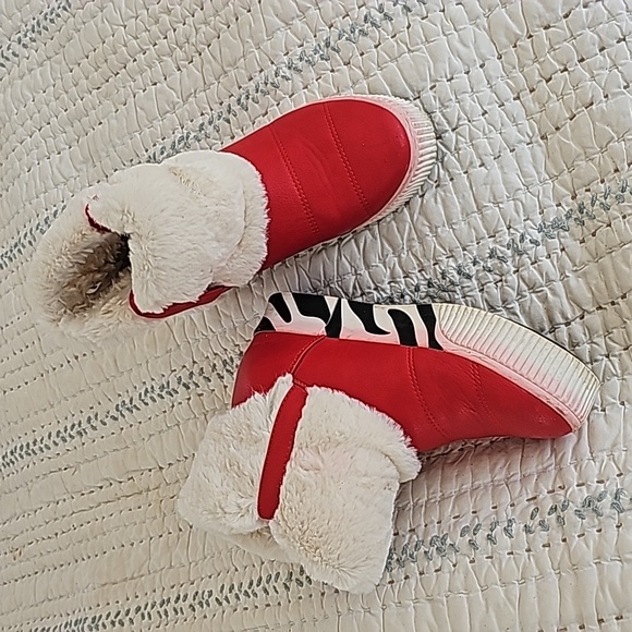 ROR OAT booties  size  39 red  with zebra accents - Picture 11 of 13